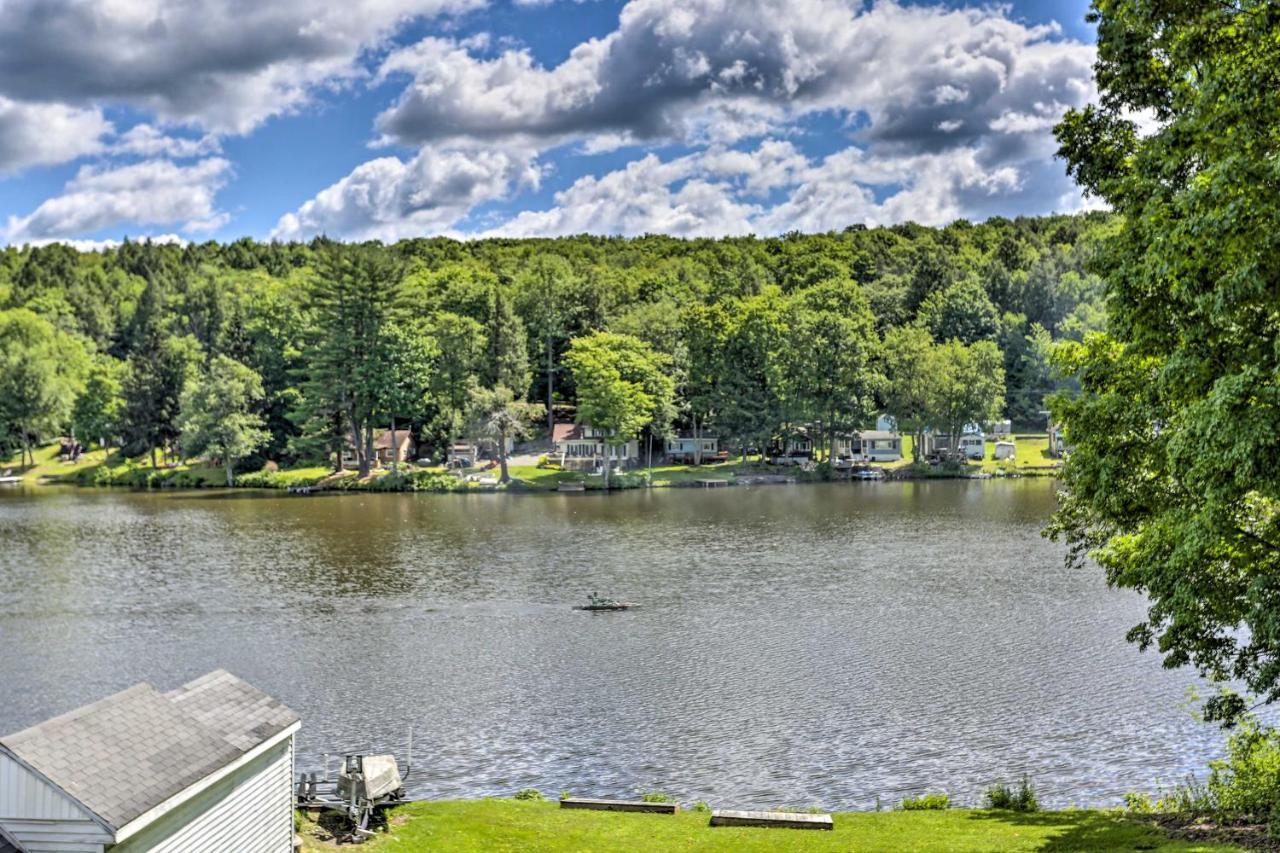 Kingsley Acre Lake Chalet, 12 Mi To Elk Mountain Ski Resort מראה חיצוני תמונה