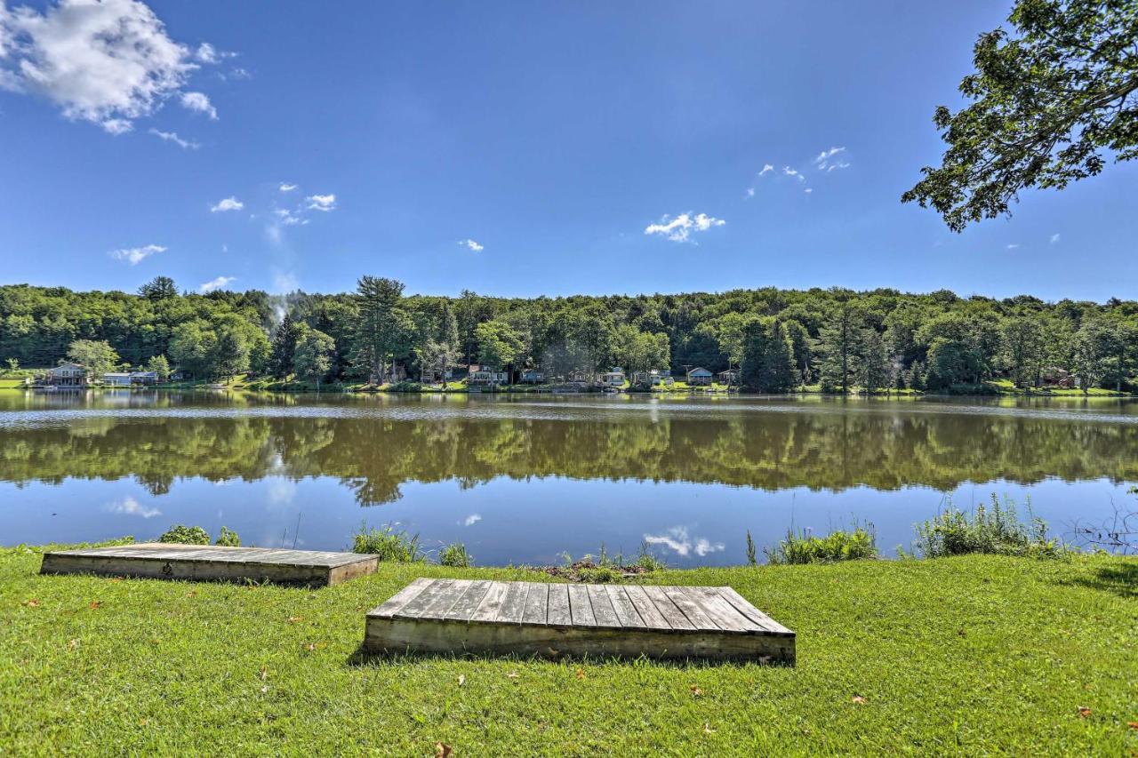 Kingsley Acre Lake Chalet, 12 Mi To Elk Mountain Ski Resort מראה חיצוני תמונה
